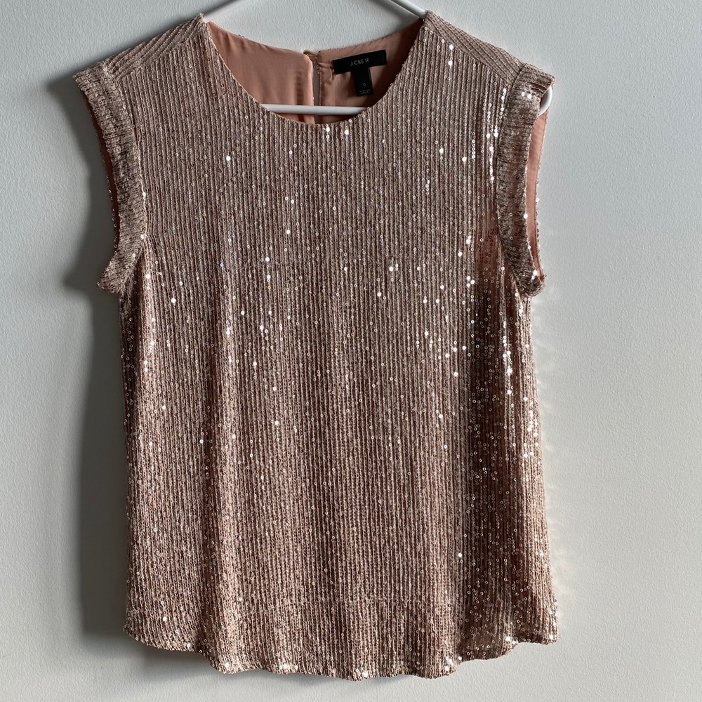 Sequin tank top from J Crew